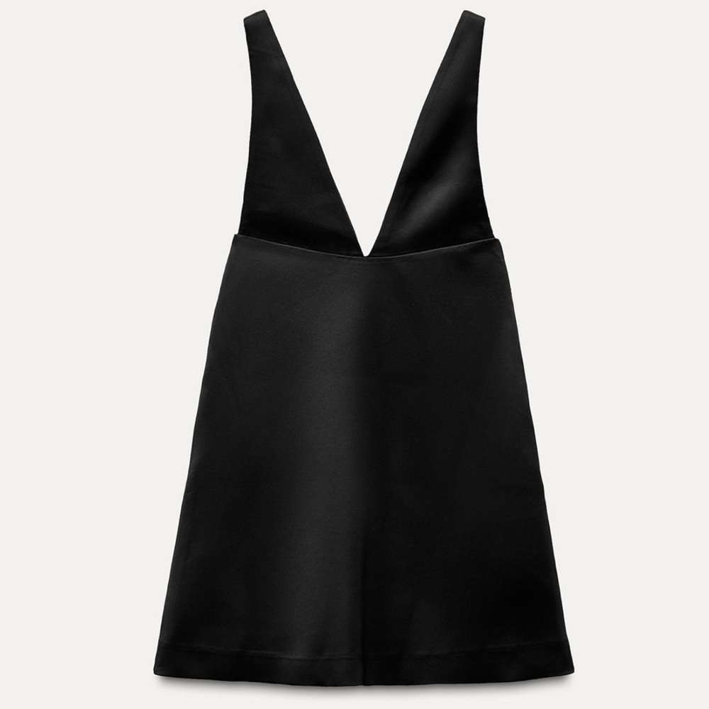 Size XS | Zara |Elegant Black Dress with Large Bow - Picture 5 of 15